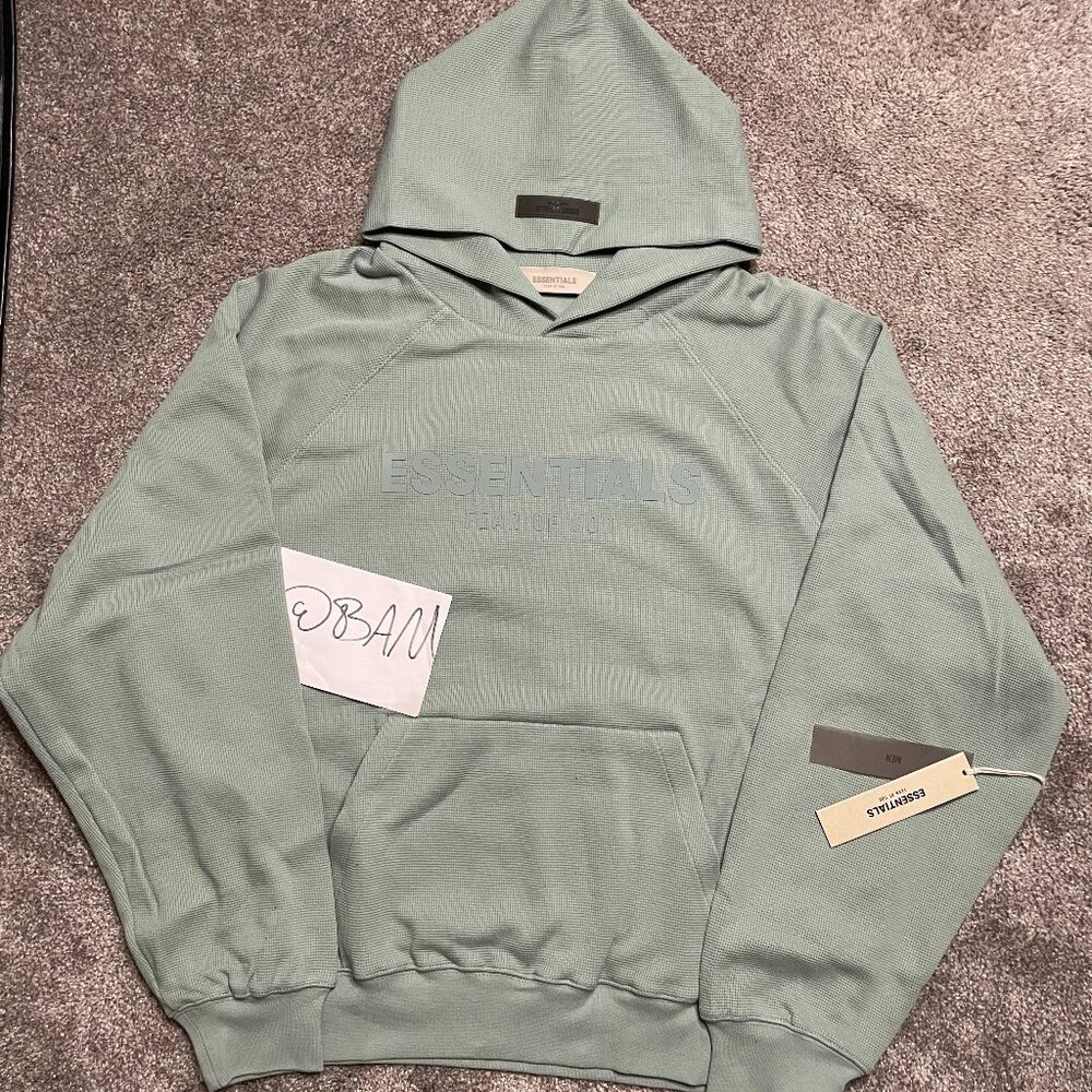 FOG - Fear of God Essentials Sycamore Raglan Waffle Hoodie - (READ DESCRIPTION)